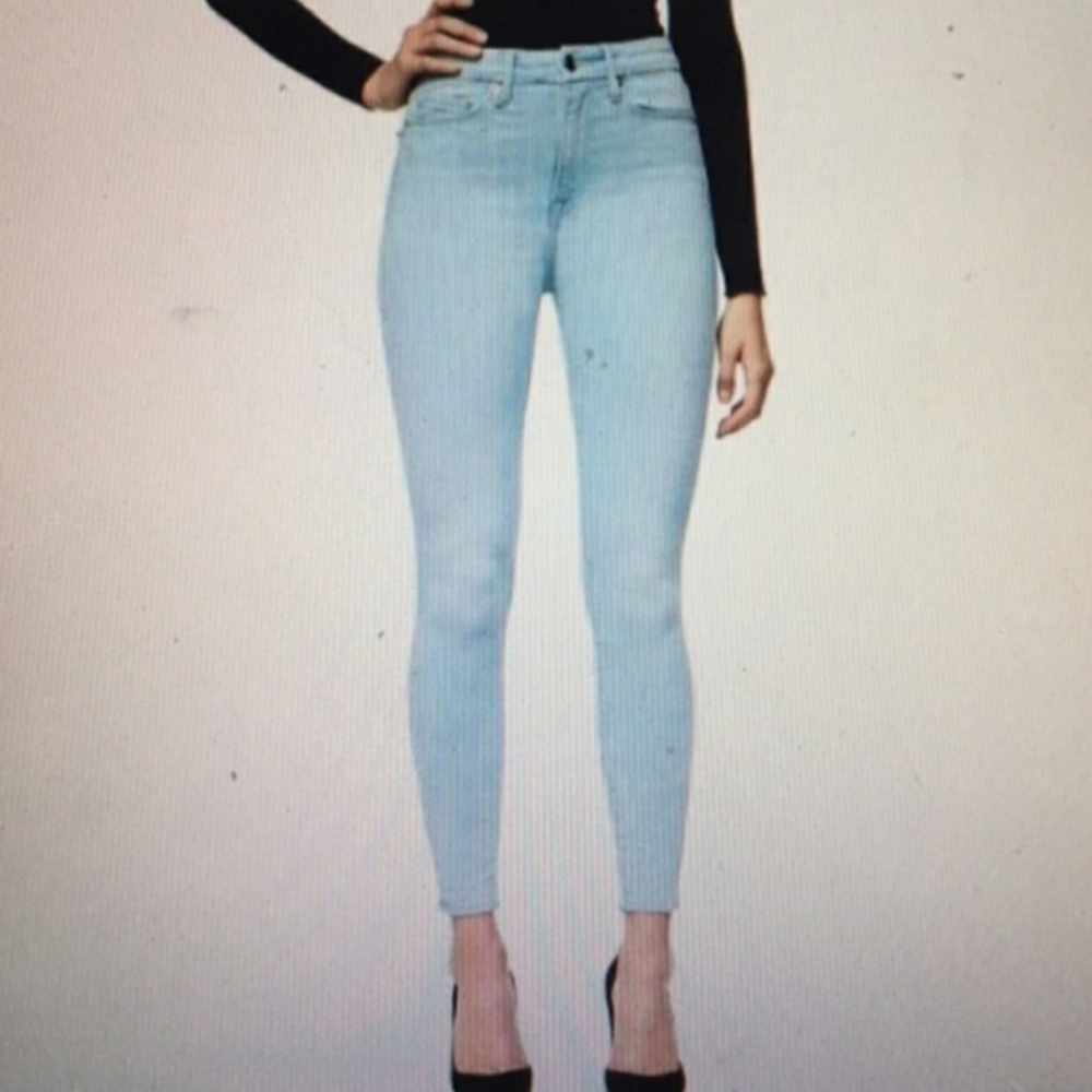 Good American Good Waist Skinny Jeans NWT
